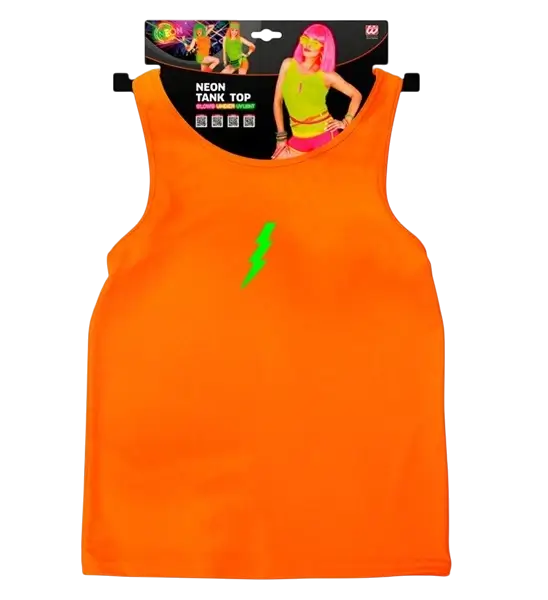 Women's orange tank top