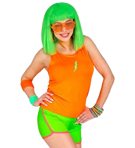 Neon green shorts