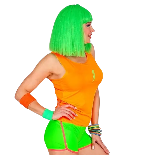 Neon green shorts