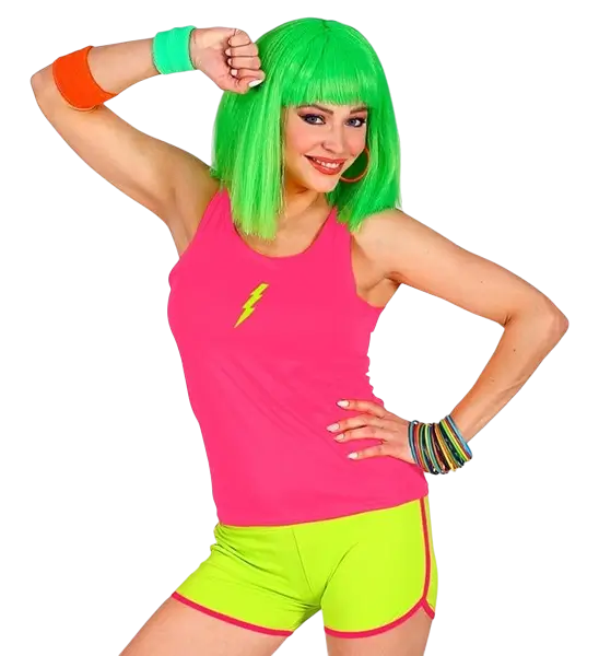 Neon yellow shorts