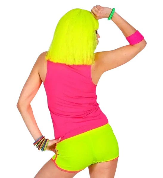 Neon yellow shorts