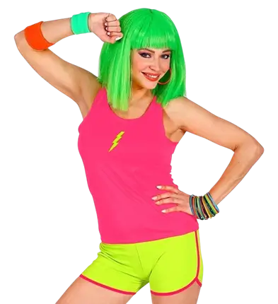 Neon yellow shorts