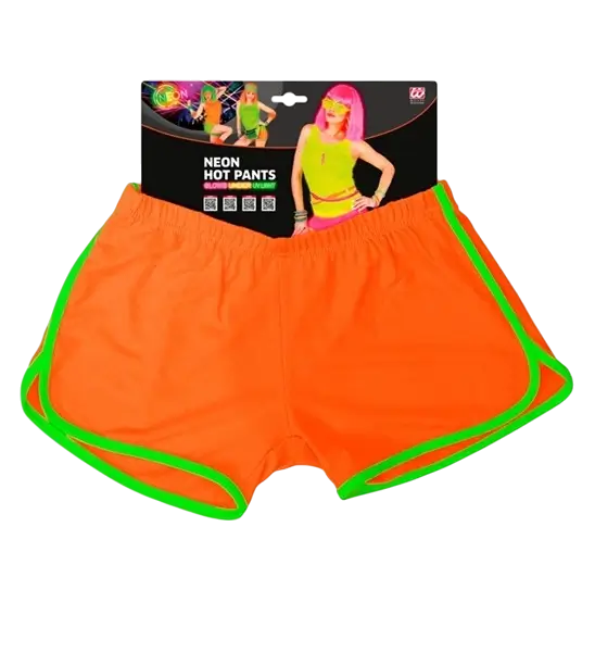 Neon orange shorts