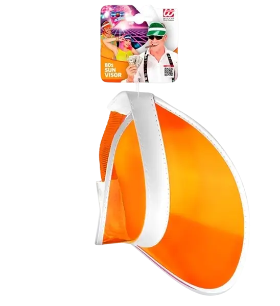 Orange visor cap