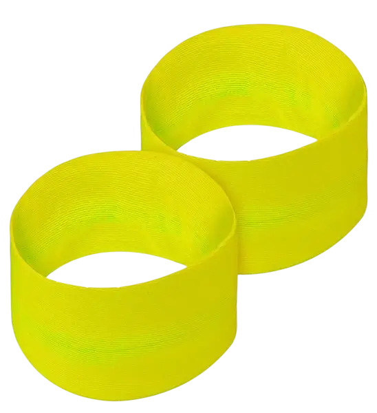 Pair of neon green cuffs