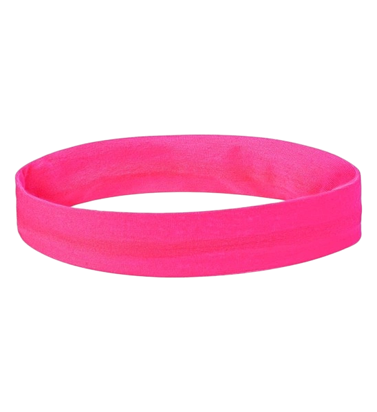 Retro neon pink headband