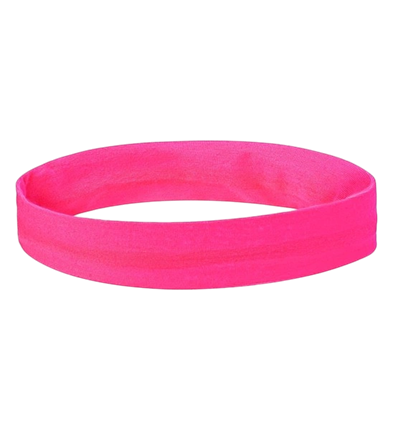 Retro neon pink headband