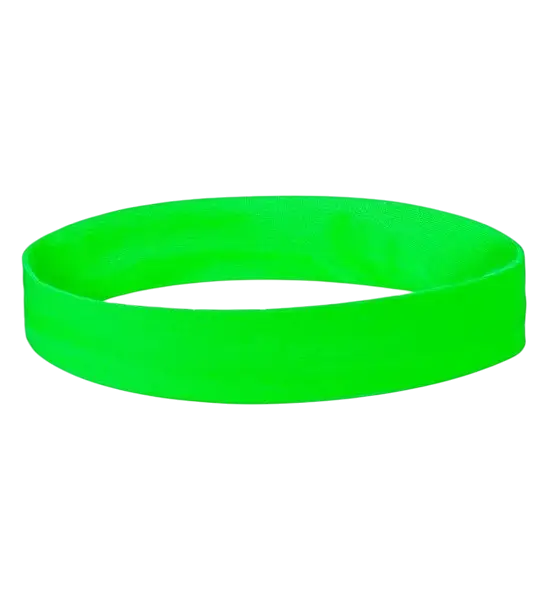 Retro neon green headband