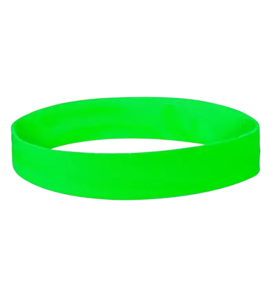 Retro neon green headband
