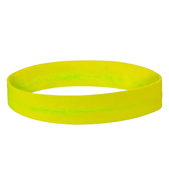 Retro neon yellow headband