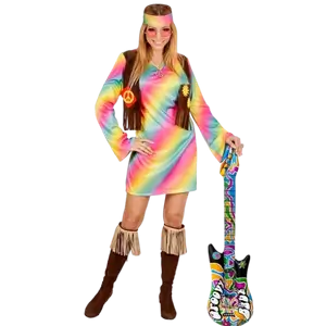 Groovy inflatable guitar 105 cm