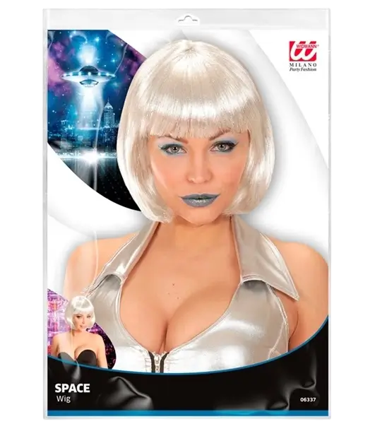 Square blonde wig