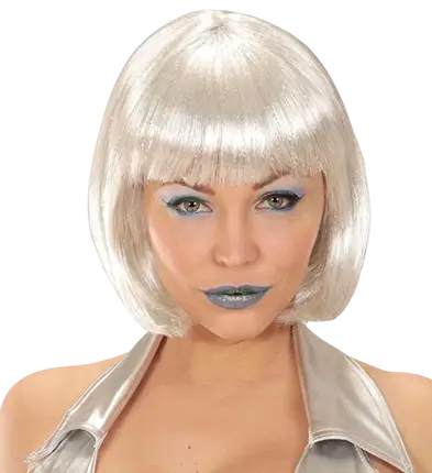Square blonde wig