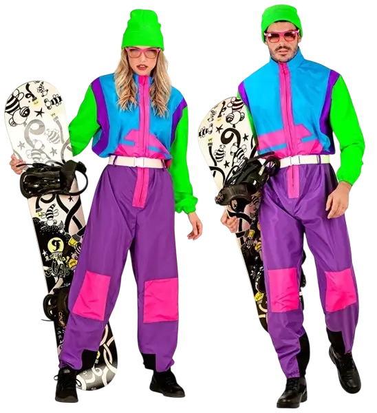 80's Snowborder suit - L