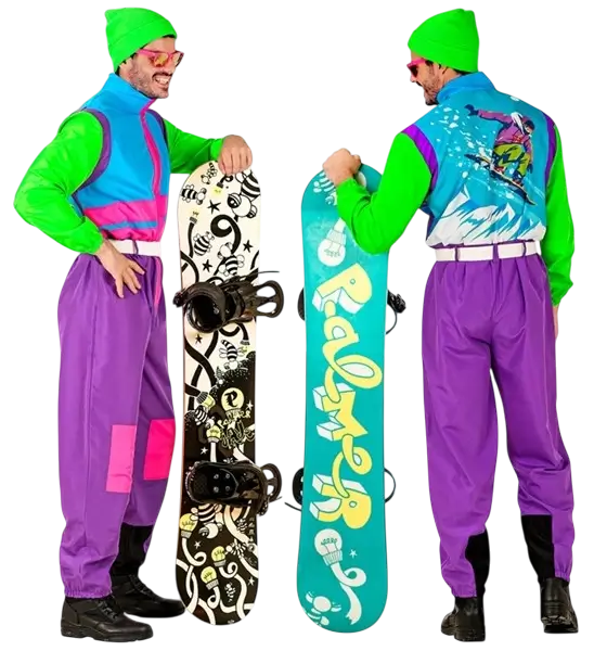 80's Snowborder suit - L