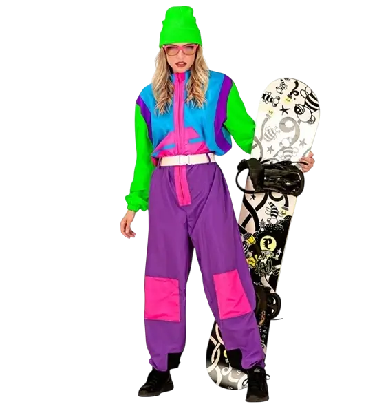 80's Snowborder suit - L