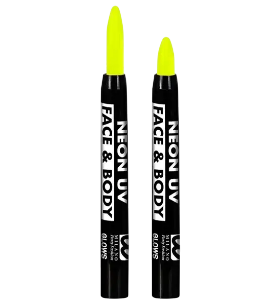 Fluorescent yellow make-up pencil
