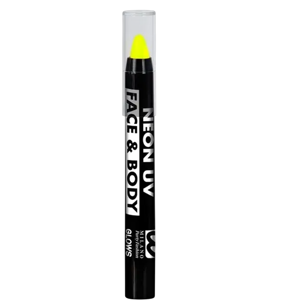 Fluorescent yellow make-up pencil