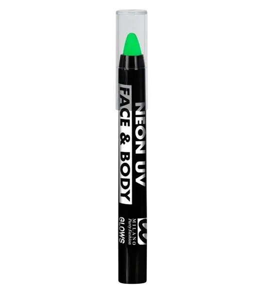 Fluorescent green make-up pencil