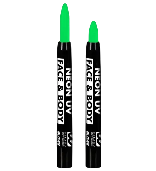 Fluorescent green make-up pencil