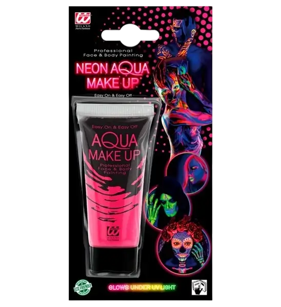 Fluorescent pink make-up tube 30 ml