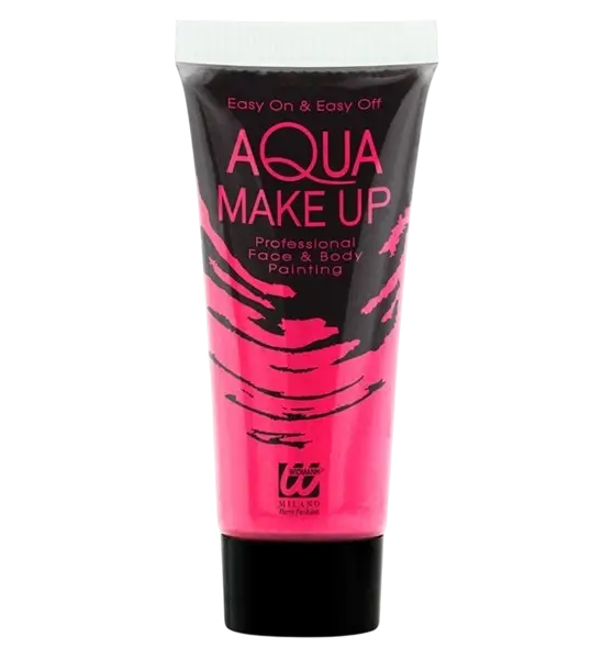 Fluorescent pink make-up tube 30 ml