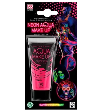 Fluorescent pink make-up tube 30 ml