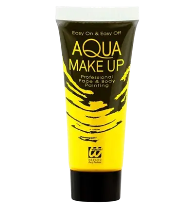 Fluorescent yellow make-up tube 30 ml
