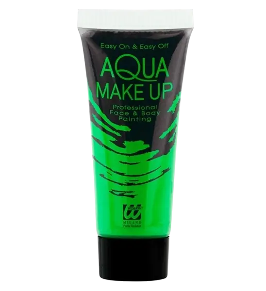 Fluorescent green make-up tube 30 ml