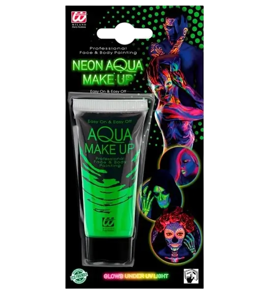 Fluorescent green make-up tube 30 ml