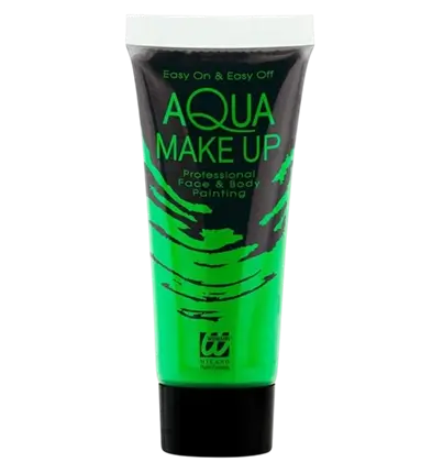 Fluorescent green make-up tube 30 ml