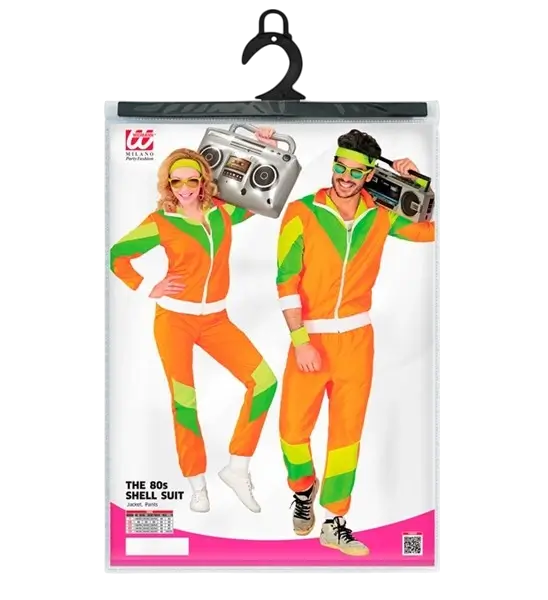 80s orange jumpsuit - M