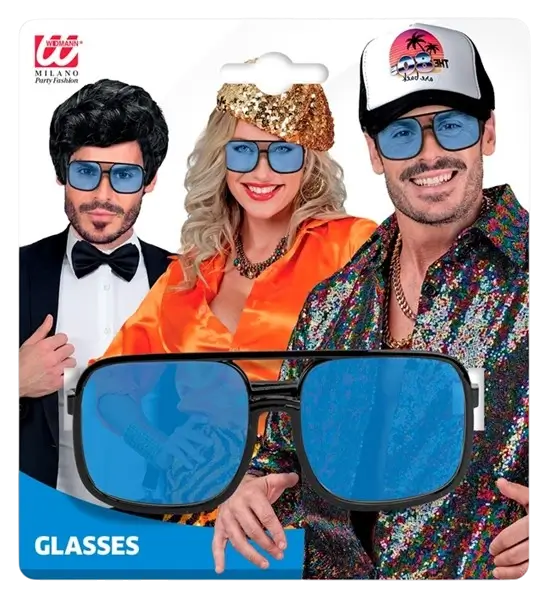 Glasses années 90's - Blue lenses