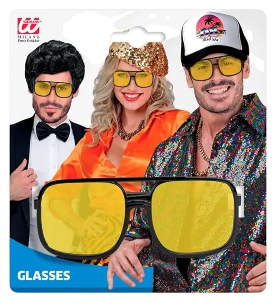 Glasses années 90's - Yellow lenses