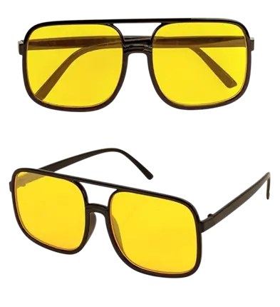 Glasses années 90's - Yellow lenses