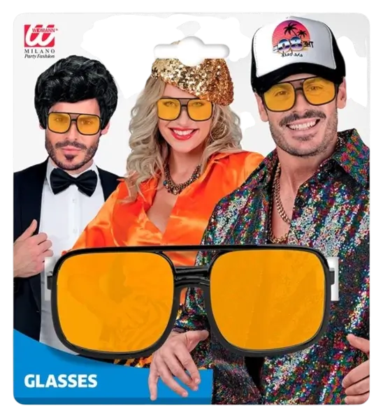 Glasses années 90's - Orange lenses