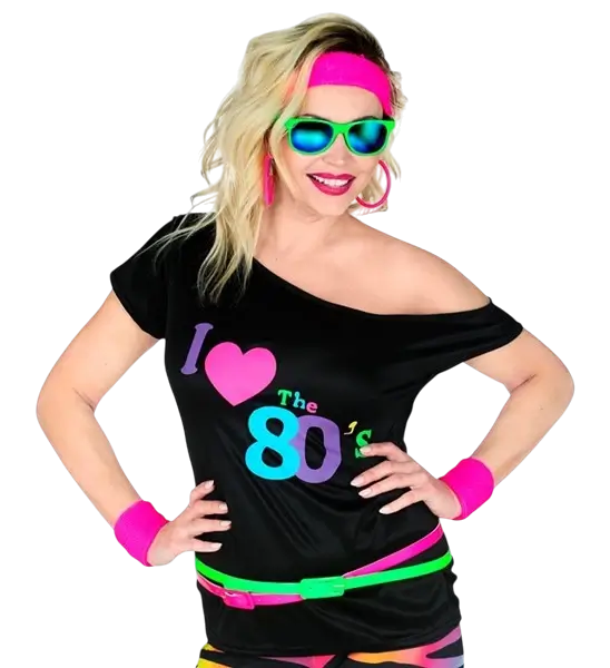 I Love The 80's T-shirt - S/M