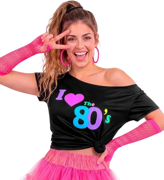 I Love The 80's T-shirt - S/M
