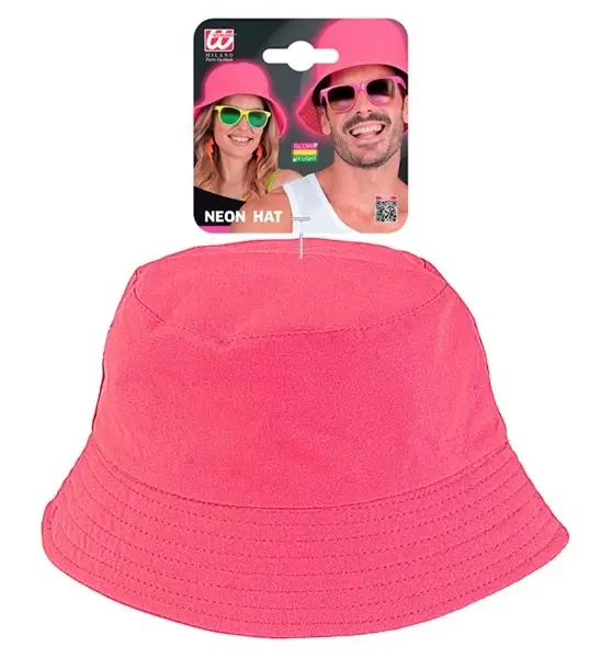Fluorescent pink Bob hat