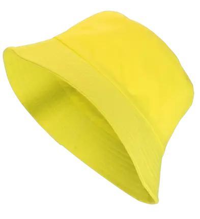 Fluorescent yellow Bob hat