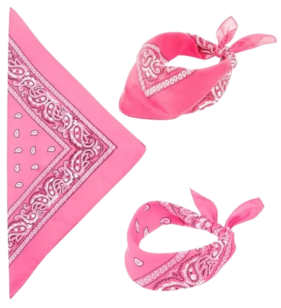 Pink bandana