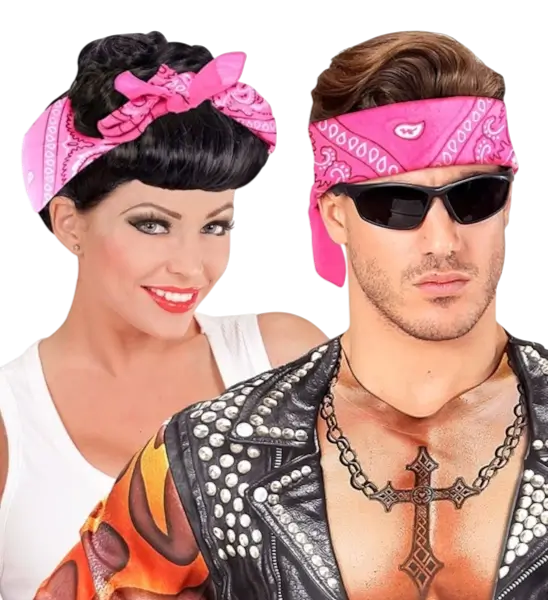 Pink bandana