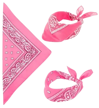 Pink bandana