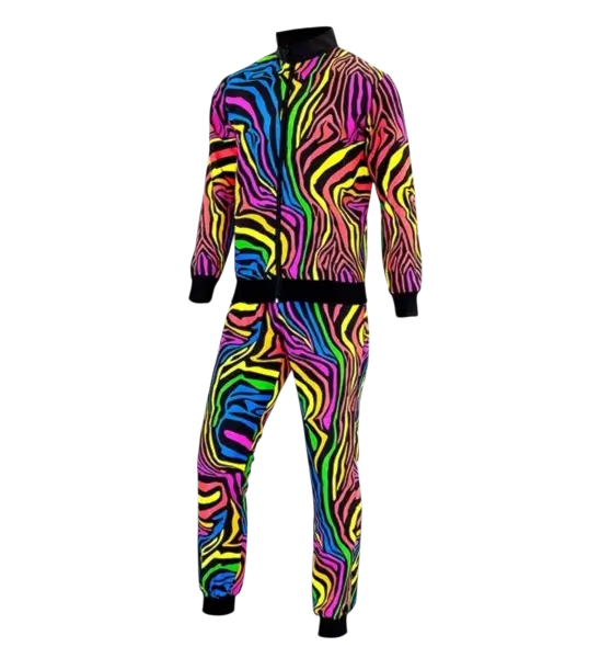 Fluo Rainbow tracksuit - S