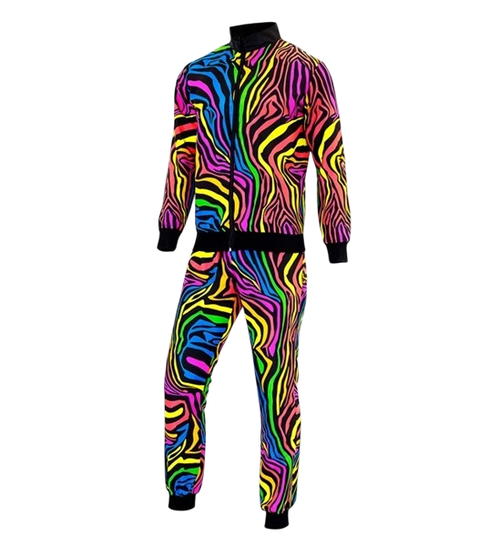 Fluo Rainbow tracksuit - M