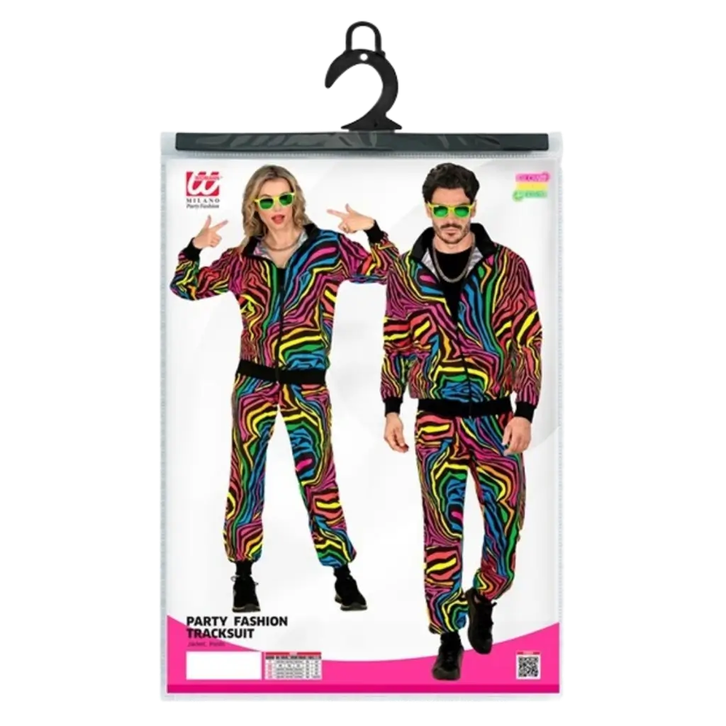 Fluorescent rainbow tracksuit - XL