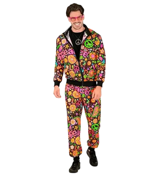 Hippie peace party fashion jumpsuit - XL