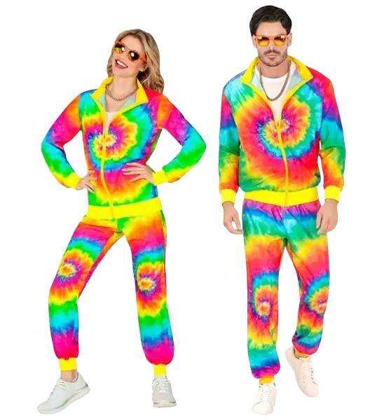 Hippie fashion psychedelic jumpsuit - S