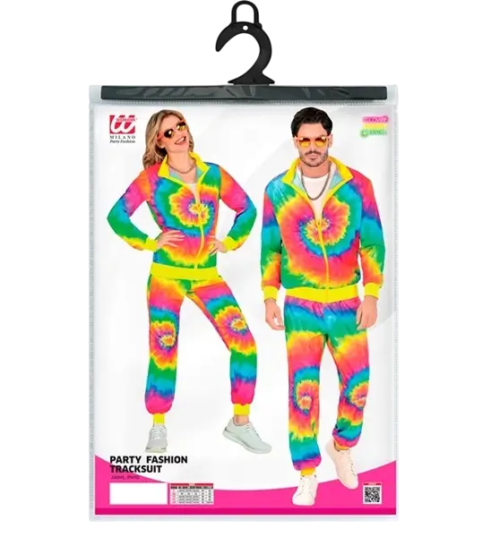 Hippie fashion psychedelic jumpsuit - M