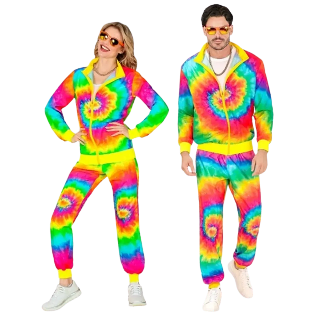 Hippie fashion psychedelic jumpsuit - XL